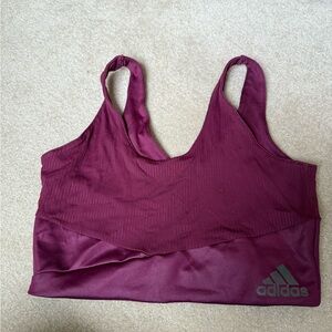 Adidas Women's maroon Sports Bra